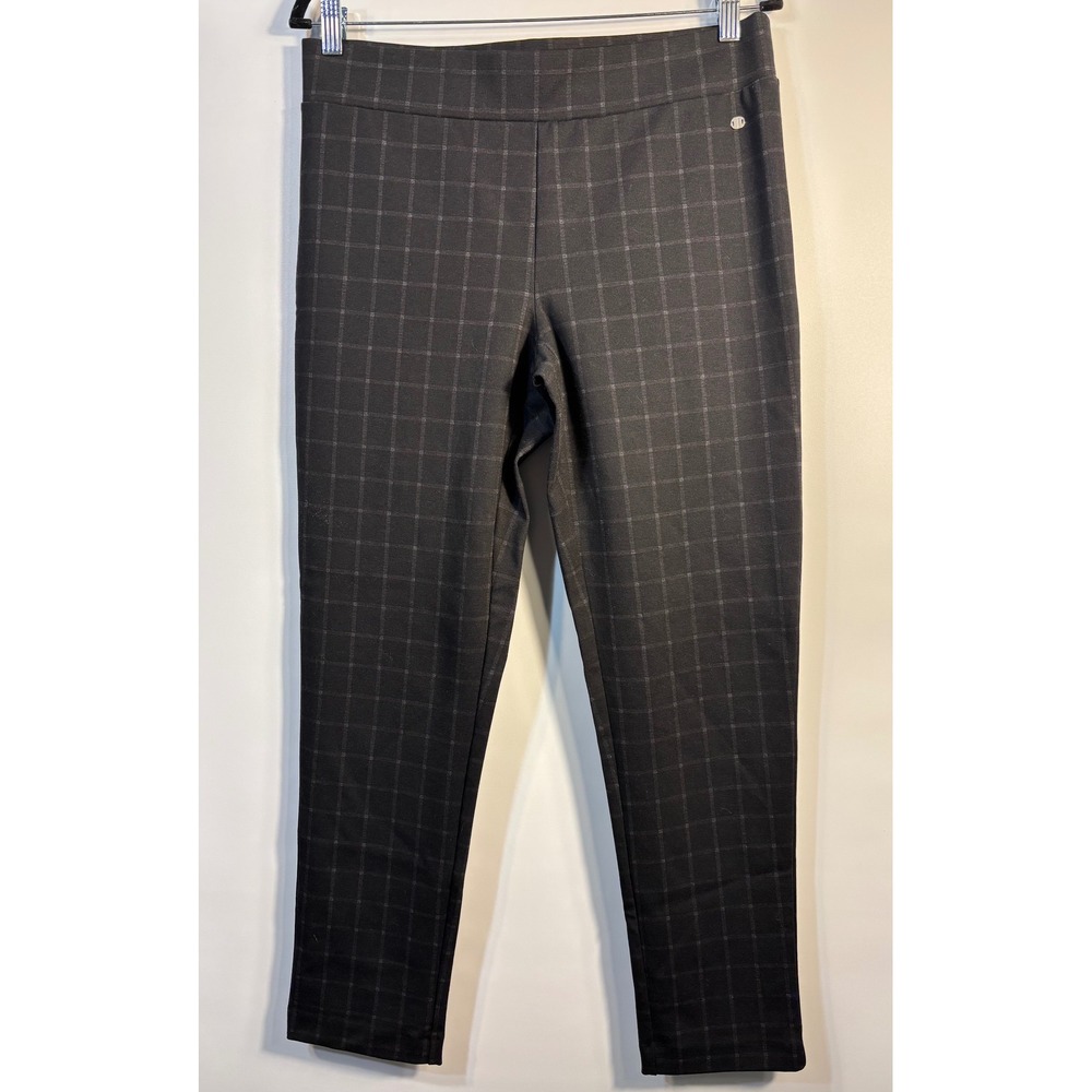 Jones NY Signature Plaid Stretch Pants Size L
